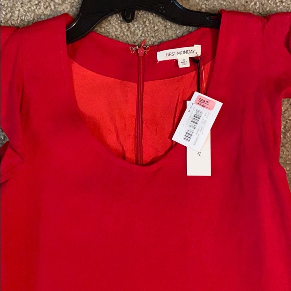 First Monday Red Dress - Picture 2 of 4